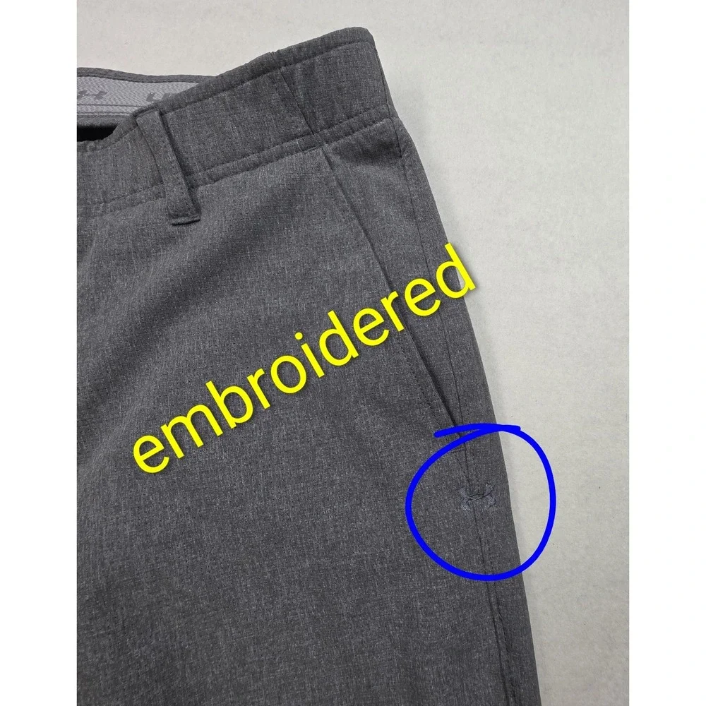 Under Armour Matchplay Pants Mens 32x32 Gray Chino Grip Waist LIMITED USE‎